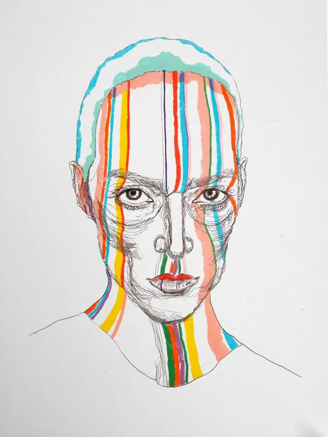 Small line portrait of Mio, a Grove & Grain visitor