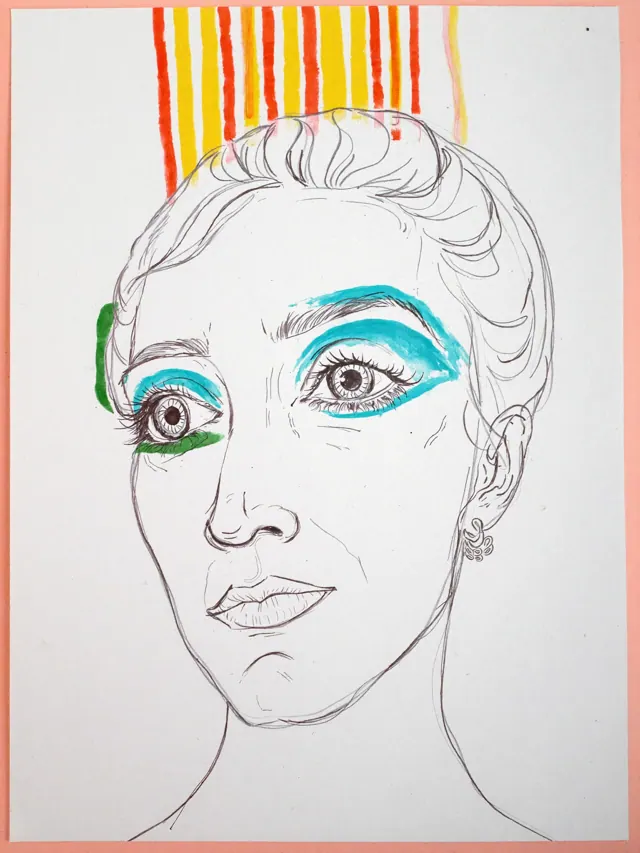 Small line portrait of Ute, a Grove & Grain visitor