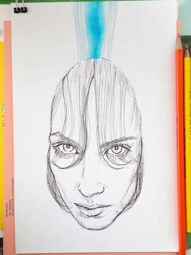 Small line portrait of Nils, a Grove & Grain visitor