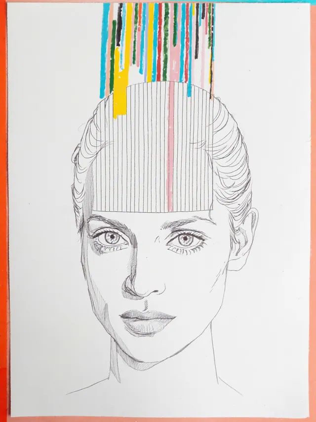 Small line portrait of Iris, a Grove & Grain visitor