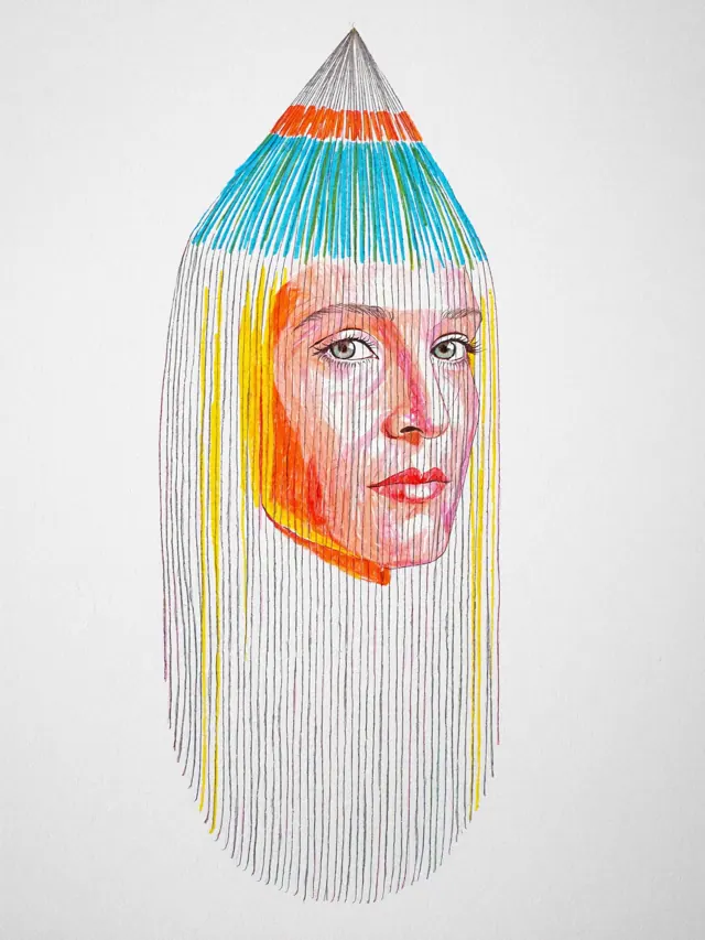 Small line portrait of Bo, a Grove & Grain visitor